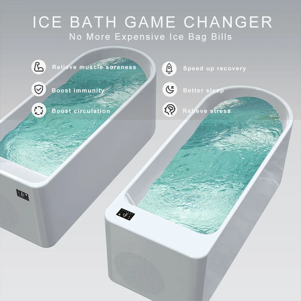 Large Spa Acrylic Cold Bathtub